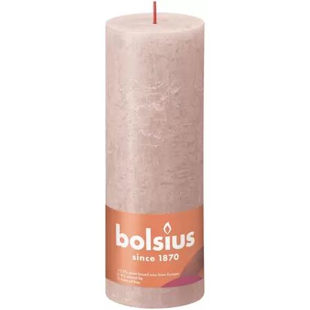 STOMPKAARS RUST. 190X68MM ROZE - Bolsius STOMPKAARS RUST. 190X68MM ROZE