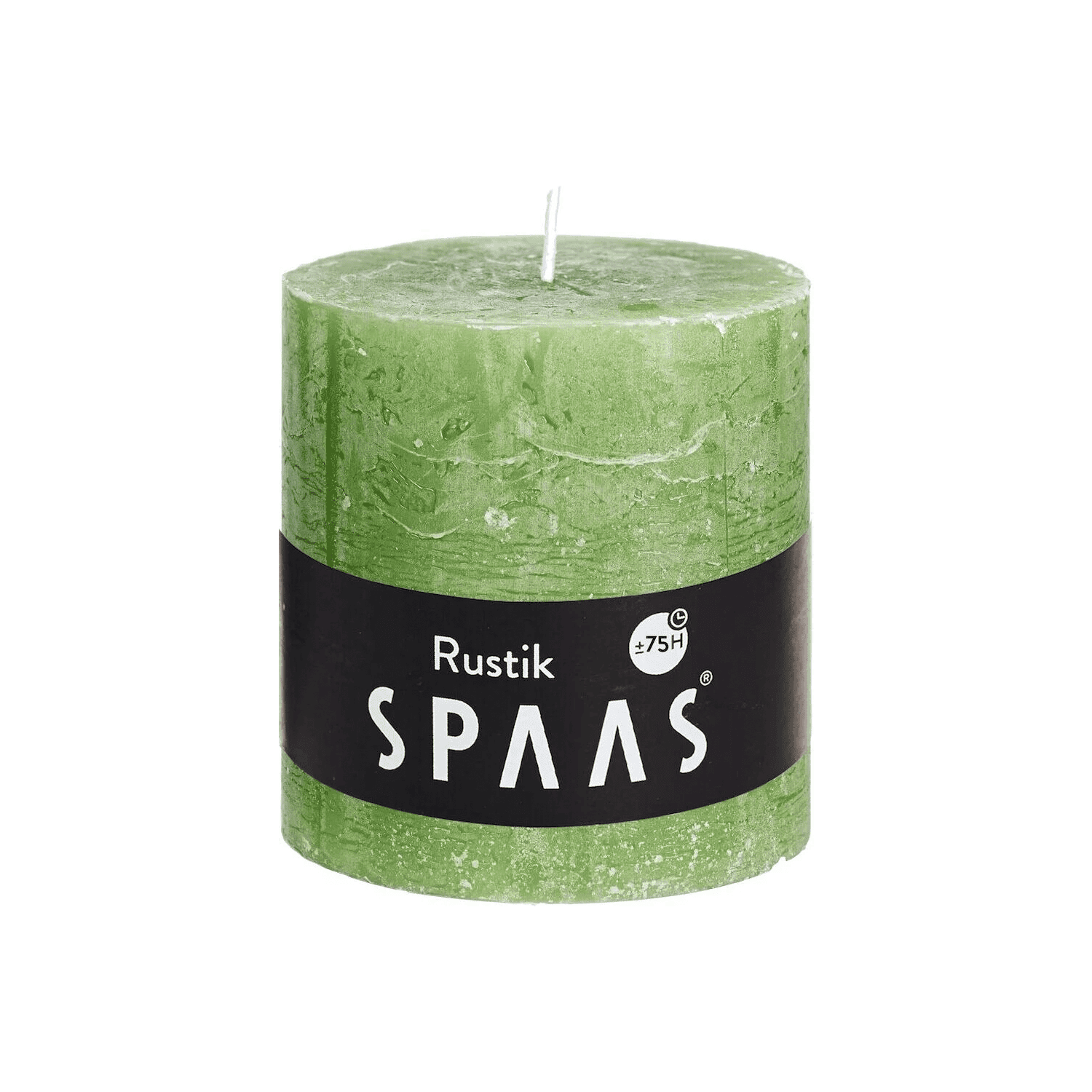 Stompkaars rustiek d10h10 frisgroen - SPAAS Stompkaars Rustiek 10x10 Frisgroen