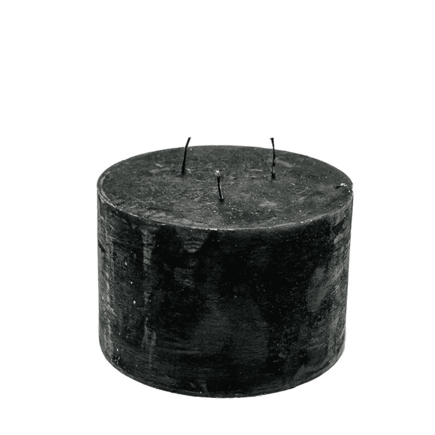 Stompkaars Zwart 15x10cm - BrandedBy Stompkaars Zwart 15x10cm - Stompkaarsen - BrandedBy