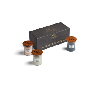 WoodWick Deluxe Giftset Floral - 3 Mini Candles - Cadeausets