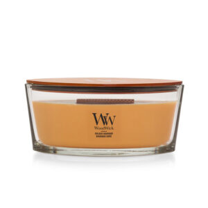 WoodWick Golden Bourbon Ellipse Candle - Geurkaars in glas