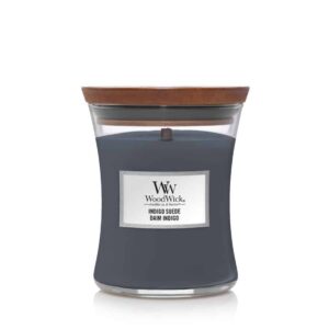 WoodWick Indigo Suede Mini Candle