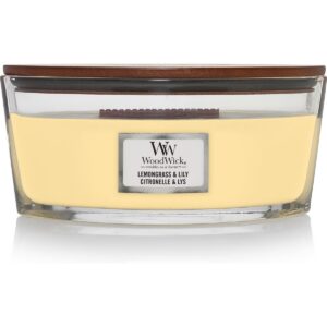 WoodWick Lemongrass & Lily Ellipse Candle