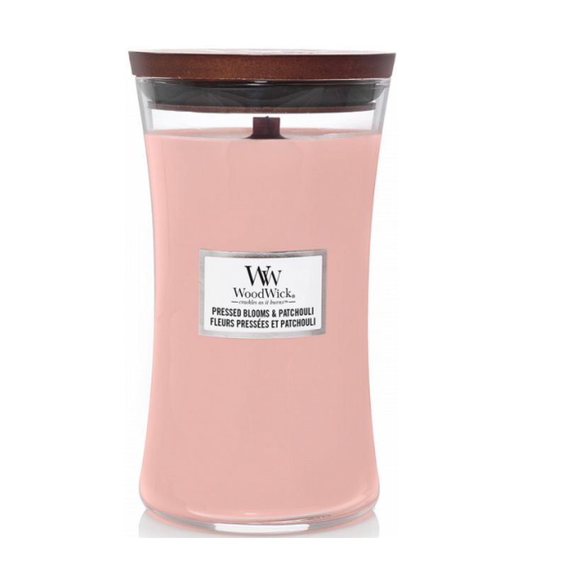 WoodWick Pressed Blooms & Patchouli Large Candle WoodWick Pressed Blooms & Patchouli Large Candle