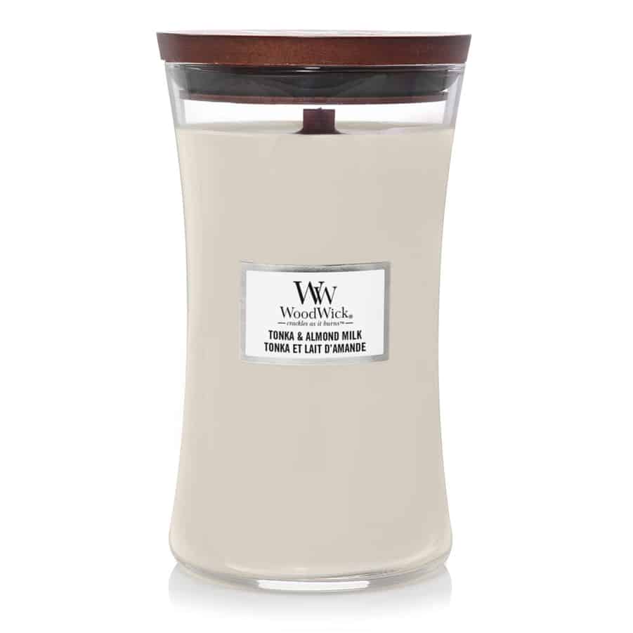 WoodWick Tonka & Almond Milk Large Candle WoodWick Tonka & Almond Milk Large Candle