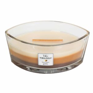 WoodWick Trilogy CafÈ Sweets Ellipse Candle