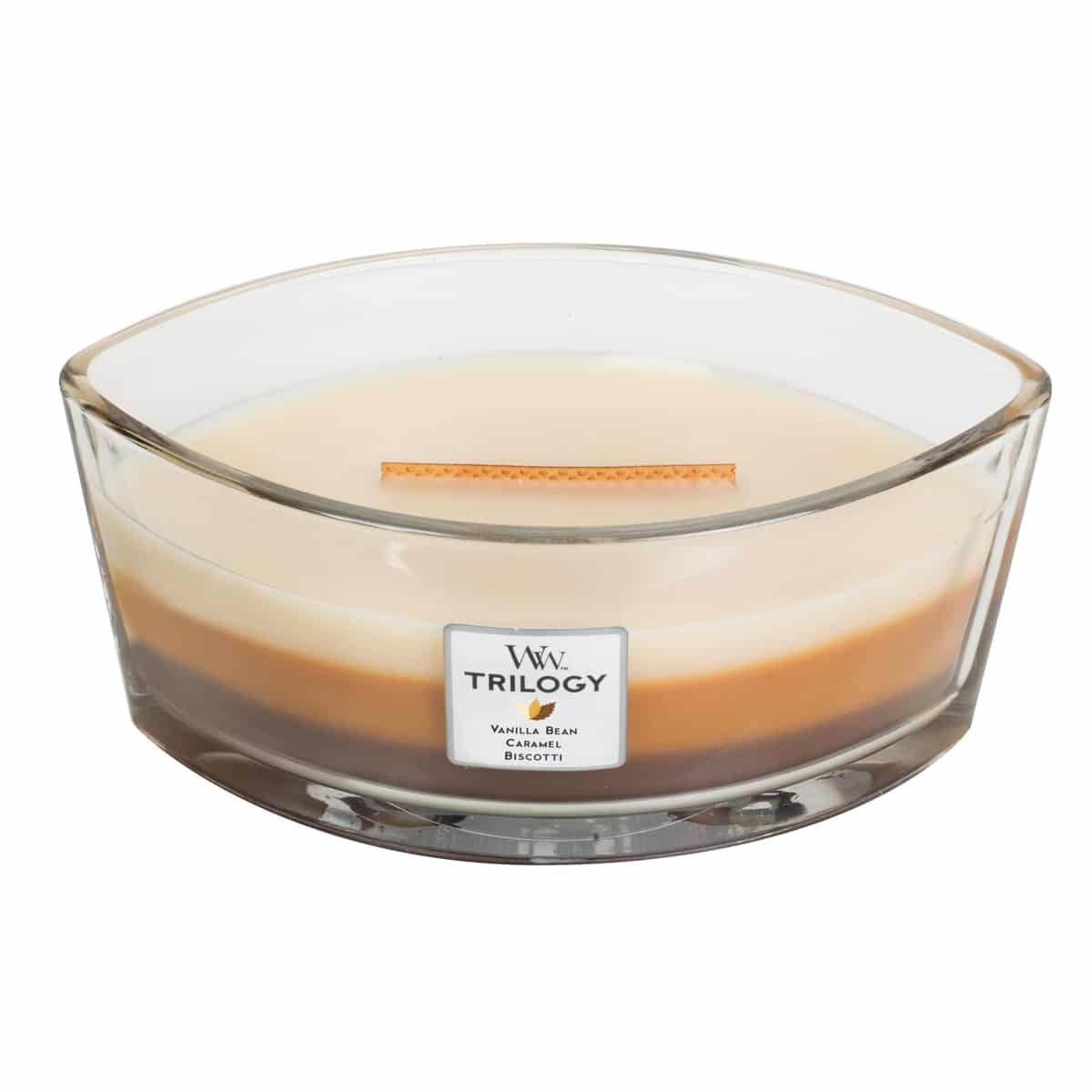 WoodWick Trilogy CafÈ Sweets Ellipse Candle WoodWick Trilogy CafÈ Sweets Ellipse Candle