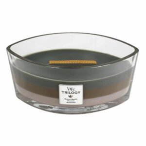 WoodWick Trilogy Cozy Cabin Ellipse Candle