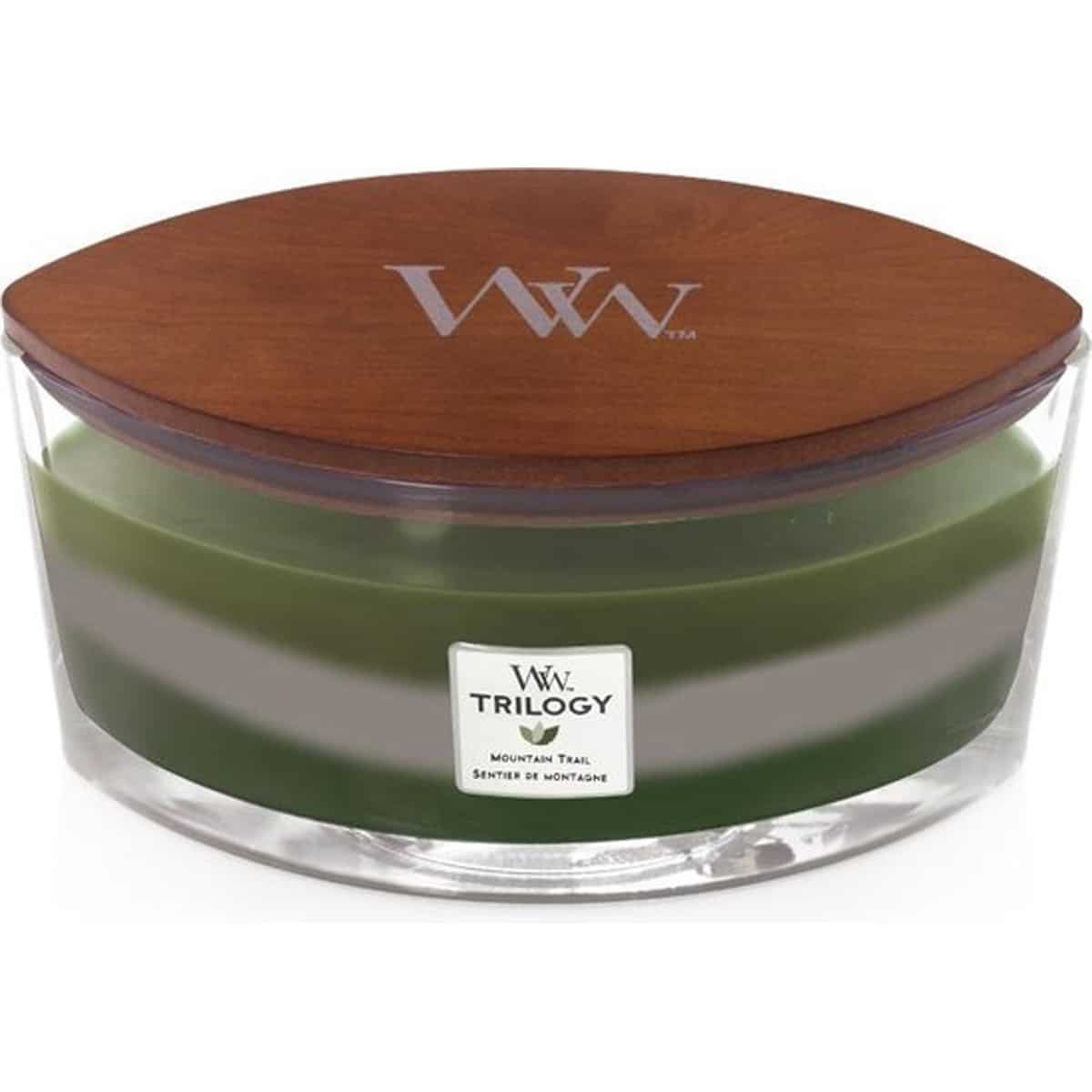 WoodWick Trilogy Forest Retreat Ellipse Candle WoodWick Trilogy Forest Retreat Ellipse Candle
