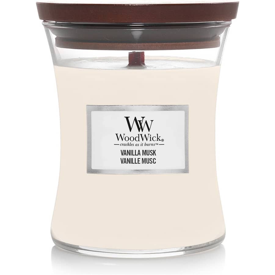 WoodWick Vanilla Musk Medium Candle WoodWick Vanilla Musk Medium Candle